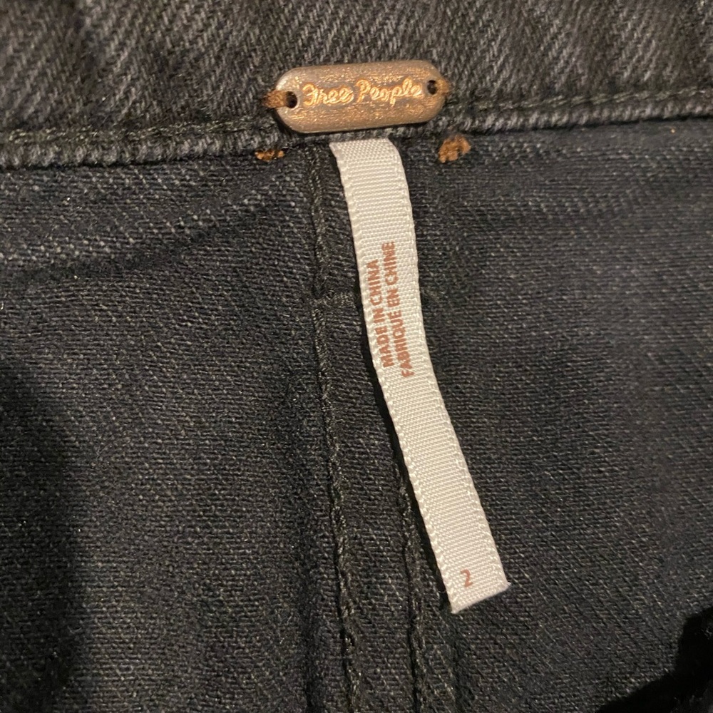 Free People Rhinestone Jean Skirt - Picture 4 of 4